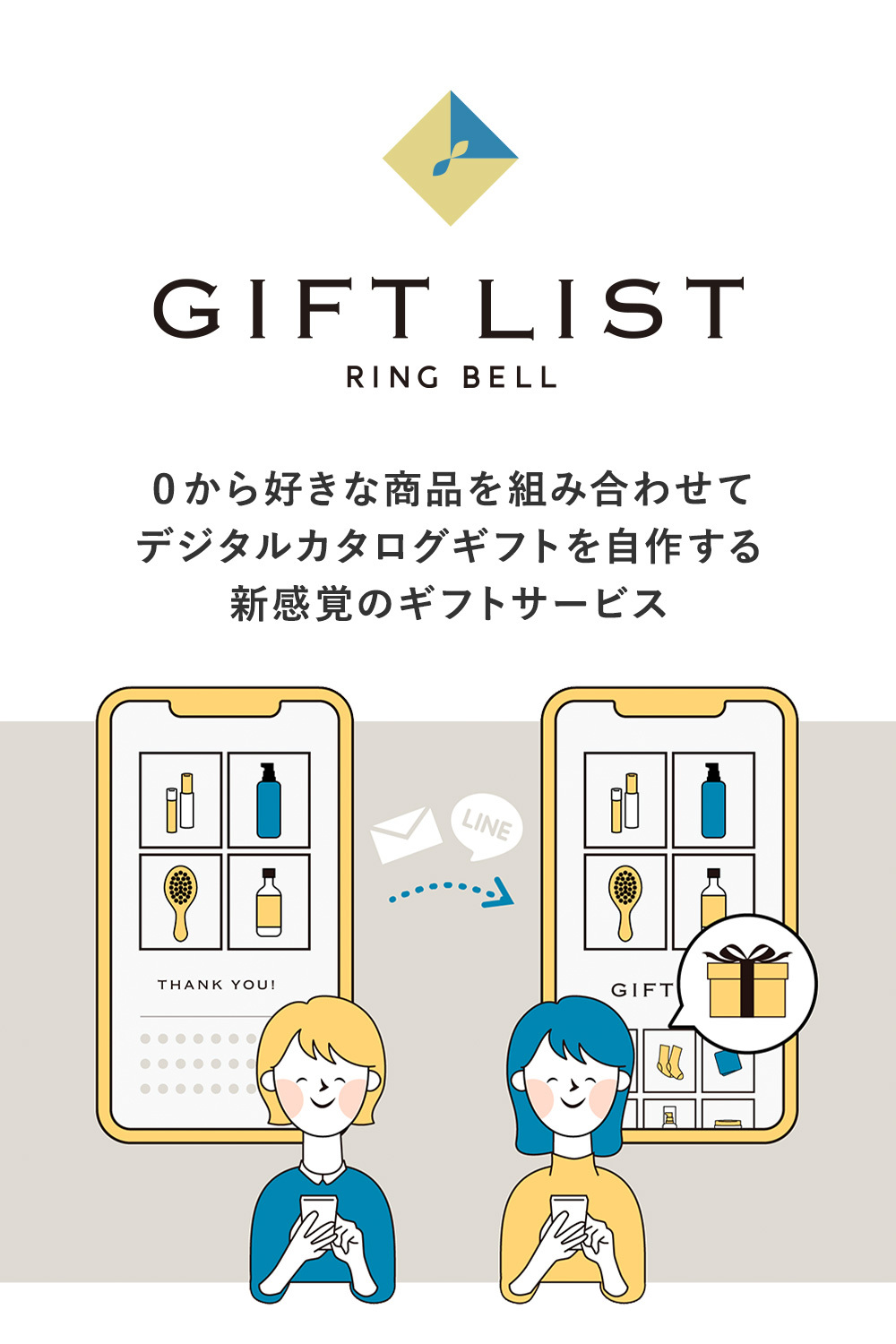 カタログギフトを品質で選ぶなら、信頼できるNo.1 RINGBELL リンベル公式