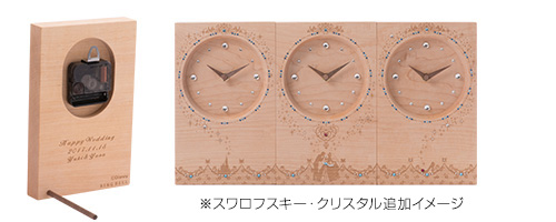 ディズニー３連時計 ｓｔｏｒｙ ｌｉｎｅ シンデレラ ｄｅｓｔｉｎｙ カエデ カタログギフトのリンベル 公式