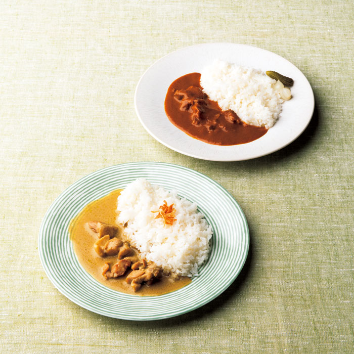 兵庫県 淡路島の玉ねぎ牛すじカレー＆グリーンカレー ５袋