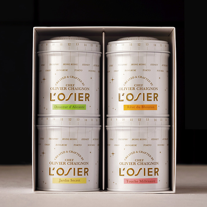 ロオジエ オリジナルティー4缶セット - 茶
