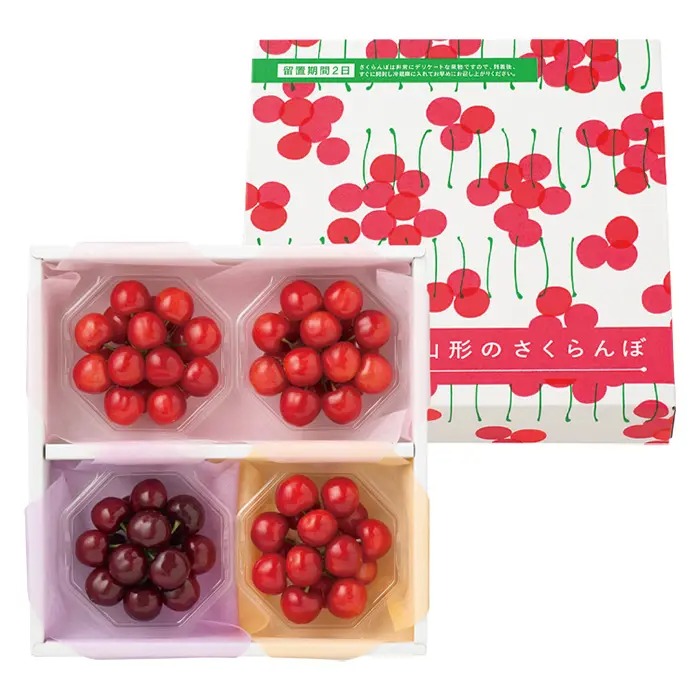 佐藤錦・紅さやか・紅秀峰　400ｇ［ダイヤパック詰］